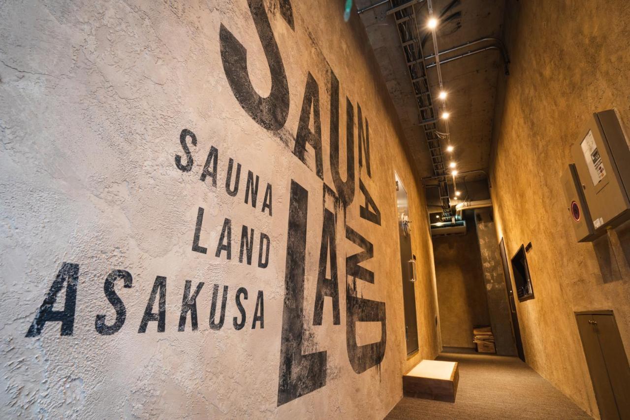 Saunaland Asakusa Tokio Exterior foto